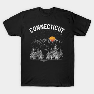 Vintage Retro Connecticut State T-Shirt